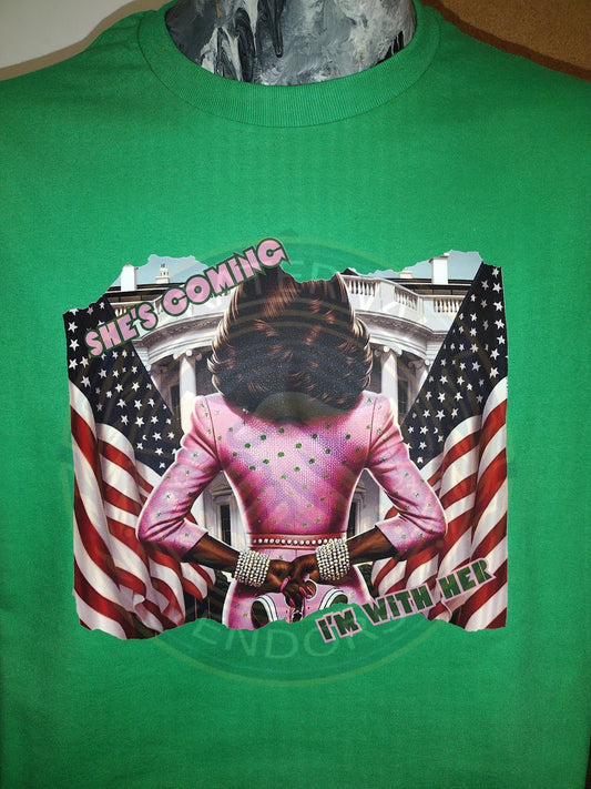 She's Coming... I'm with Her T-shirt