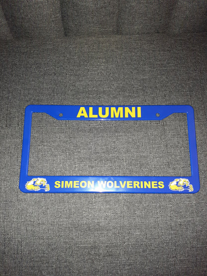 Simeon Wolverines License Frame