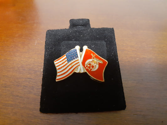 AMERICAN/SHRINER FLAG