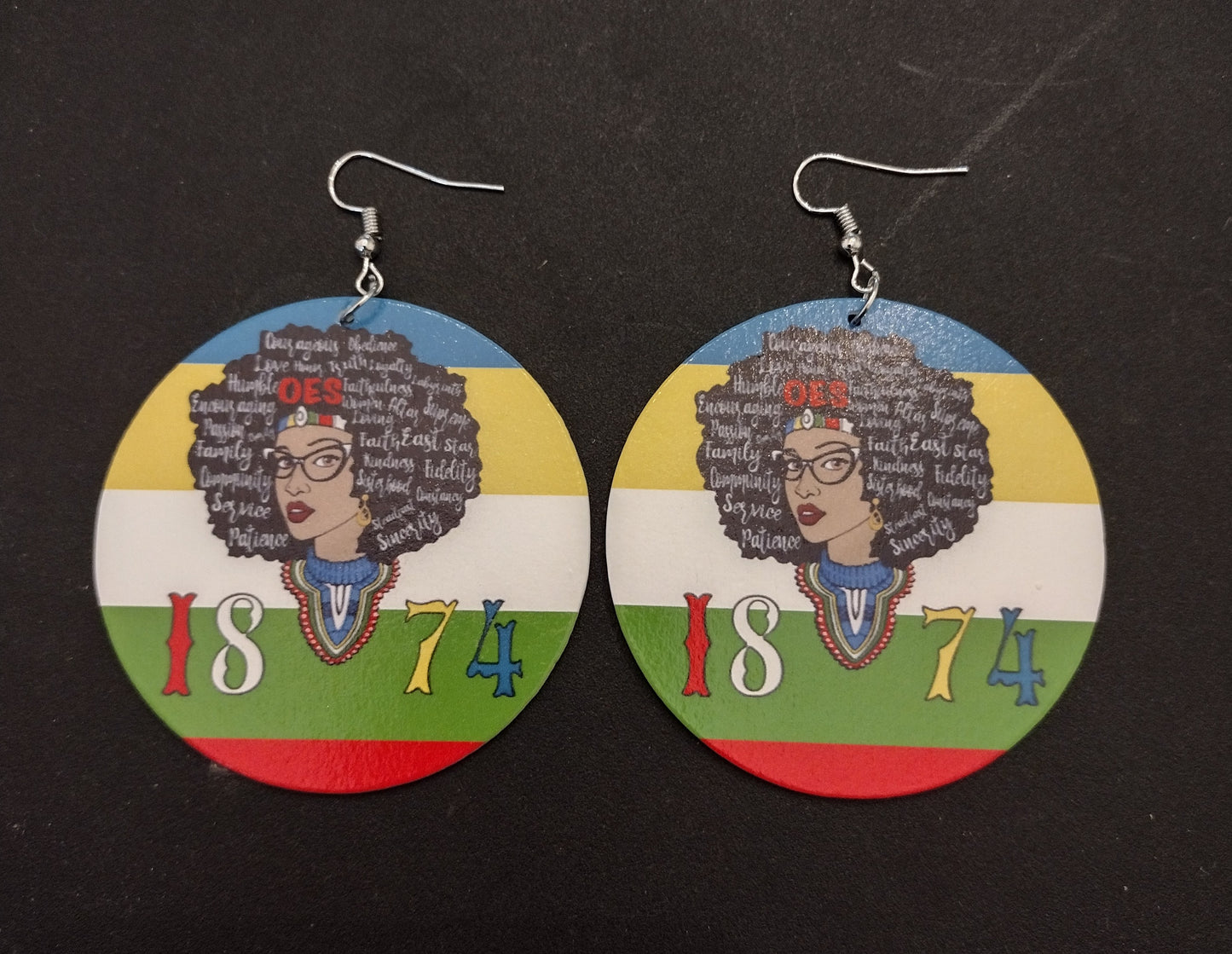 OES Wooden Earrings Part 2