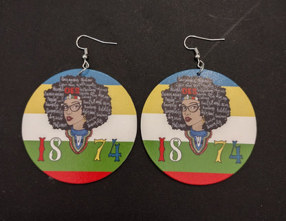 OES Wooden Earrings Part 2